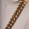 1 Yard 20mm Brass Metal Flattened Links Heavy Duty Aluminum Chain Trim for Jewelry and Bag Straps